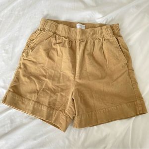 Goodlife Tan Women’s Corduroy Shorts | L